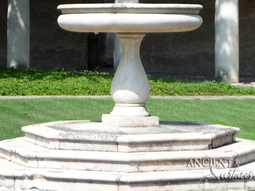 Antique stone water fountain